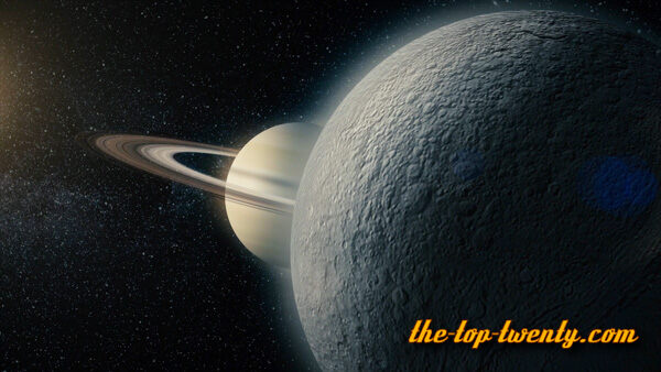Rhea moon list top 20 biggest Solar system objects Rhea moon